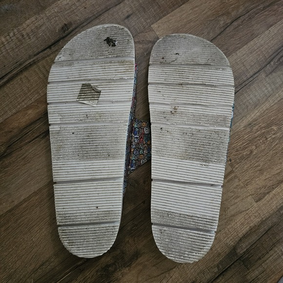 Bobs from‎ Skechers Platform Bohemian Dog Print Double Buckle Sandals Sz 10 - Picture 4 of 5